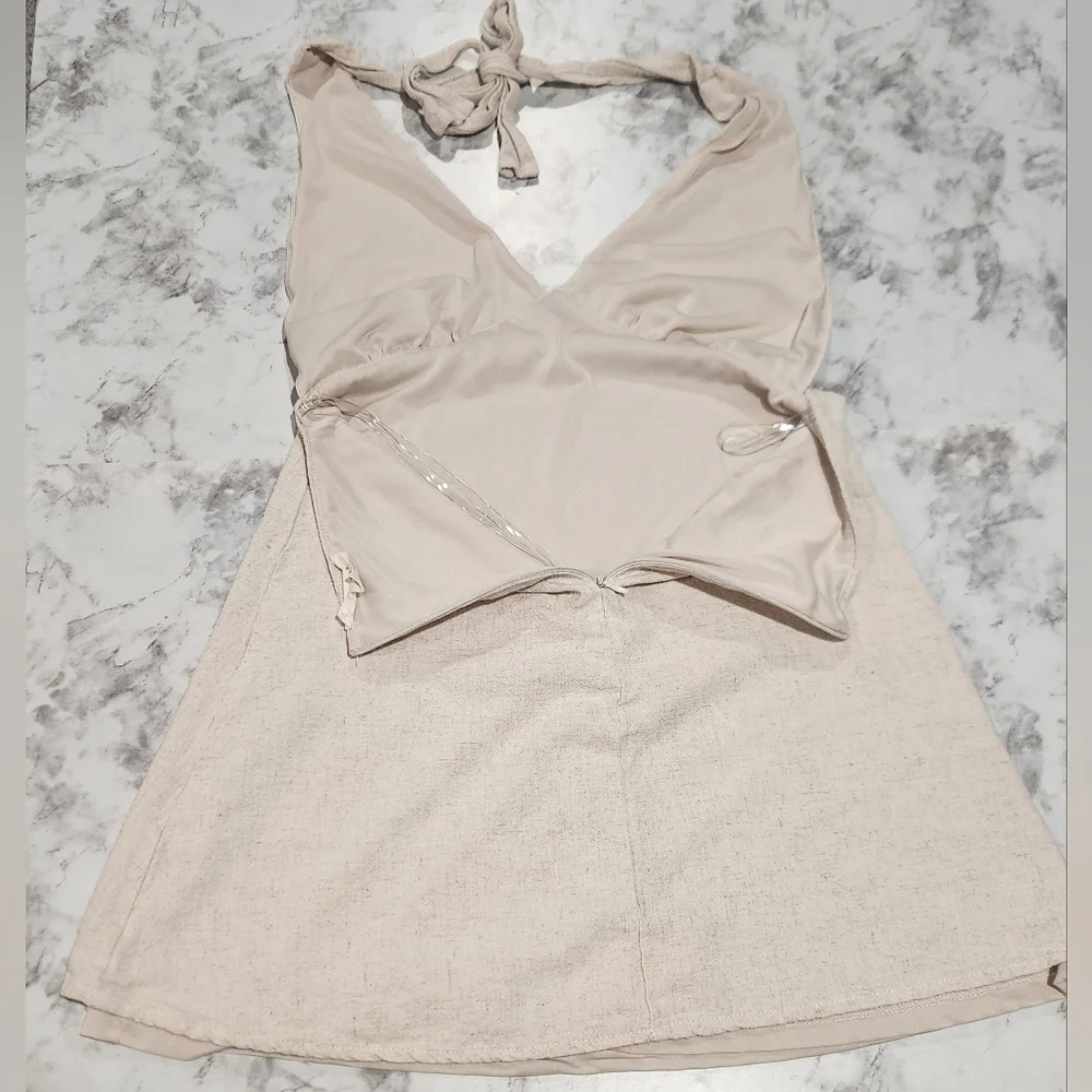 LA Hearts | Backless Halter Dress | Size Small - Picture 2 of 5